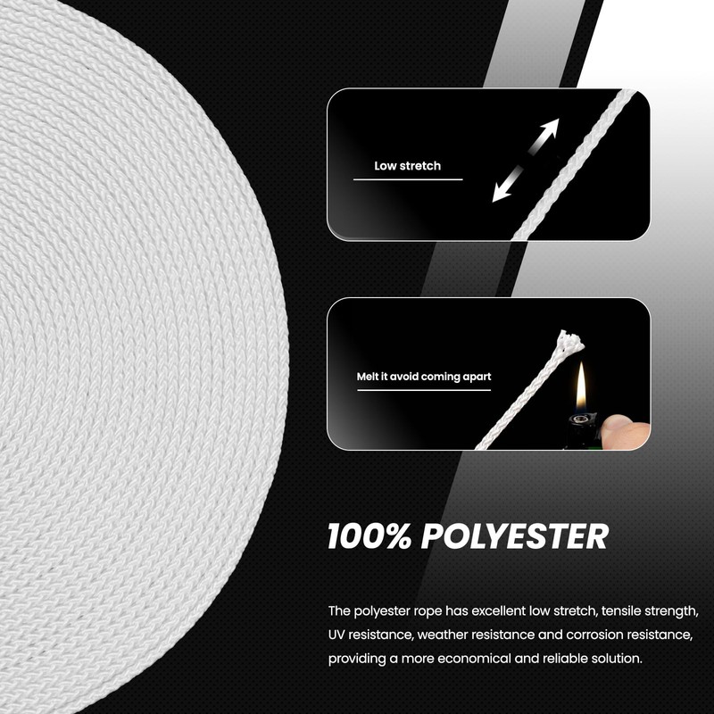 Abma Cord Polyester Rope Cord 3 mm x 30 m