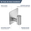 Rise age Adhesive Towel Hooks, Heavy Duty Stick on Towel