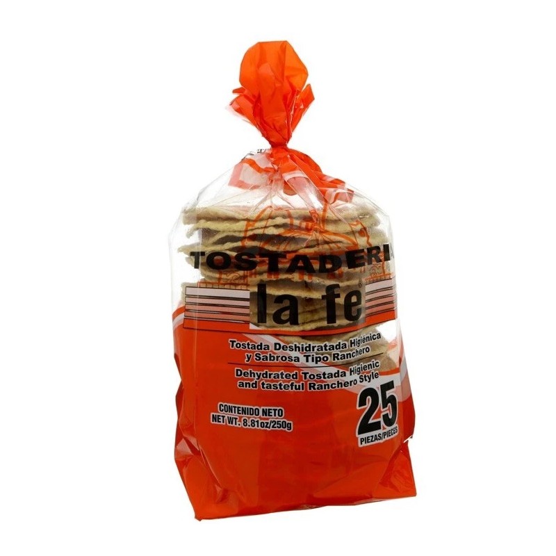 La Fe 3 BAGS - Tostadas La Fe Dehydrated Corn