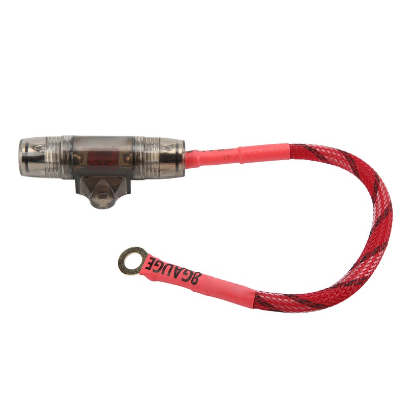 Sound Fuse Cable 8GA O Ring Terminal Copper Core Safe