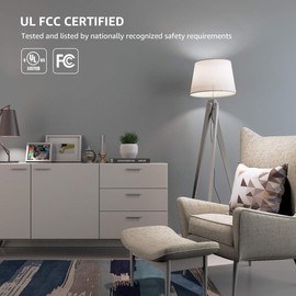 LE LED Light Bulbs, 60W Equivalent 2700K Soft Warm White, Non-Dimmable, A19 E26 Standard Medium Base, UL Listed, 8.5 Watt, Pack of 5