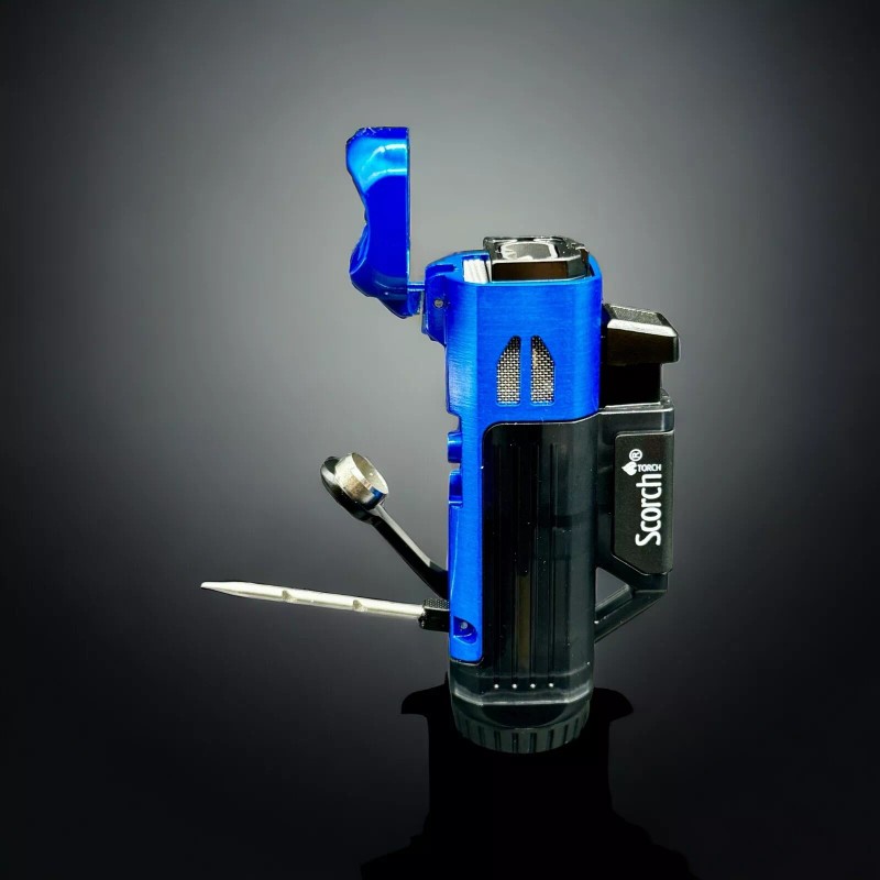 SCORCH TORCH Double Flame Butane Refillable Torch Lighter 61758 -