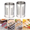 Feelava 2 Pack Stainless Steel Kitchen Utensil Holder for Organizing