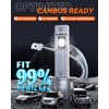 Zethors H1 LED Headlight Bulb with 16000 RPM Cooling Fan,