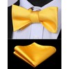 Men’s Bow Tie Solid Colors Luxury Satin Bowtie Formal Classic
