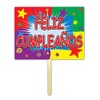 Feliz Cumpleanos Yard Sign Party Accessory (1 count)