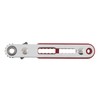 Omninmo 1/4 Inch Mini Flat Head Ratchet Wrench, Dual-Drive Head,