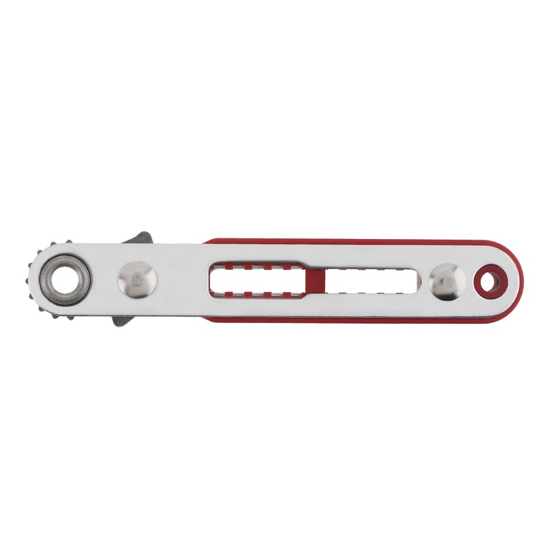 Omninmo 1/4 Inch Mini Flat Head Ratchet Wrench, Dual-Drive Head,