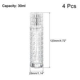 uxcell Cocktail Sprayer 6pcs 30ml Glass Martini Bar Mister Vermouth Spritzer Spray Bottle Perfume Refillable Sprayer