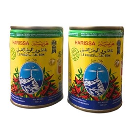 Harissa Hot Sauce "LaFlamme" (135g), Product of Tunisia. (Pack of 2)