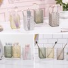 DASITON Makeup Brush Holder Organizer, Acrylic Makeup Brush Cup, Diamond
