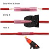 60PCS Heat Shrink Butt Connectors Kit Red Solderless Electrical Cable