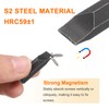 HARFINGTON 3pcs SL8 Slotted Screwdriver Bit 5/16" Hex Shank 32mm/1.26"