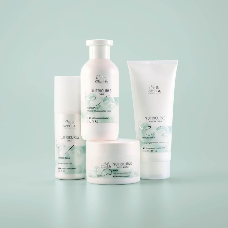 Wella Professionals Nutricurls Wave Shampoo, Nourish-In Complex Formula Nourish-In Complex,