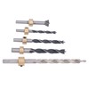5Pcs Pocket Hole Drill Bit 3 Knife Points High Speed