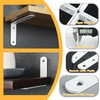 Alise 8 Pack Floating Shelf Brackets,White Heavy Duty L Bracket
