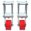 HECASA Hitch Mount Skid Wheel 2-1/2" or 3" Hitch Bars