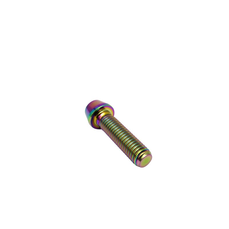 RISON-Titanium 5 pieces titanium bicycle stem screws, M6 x 1.0
