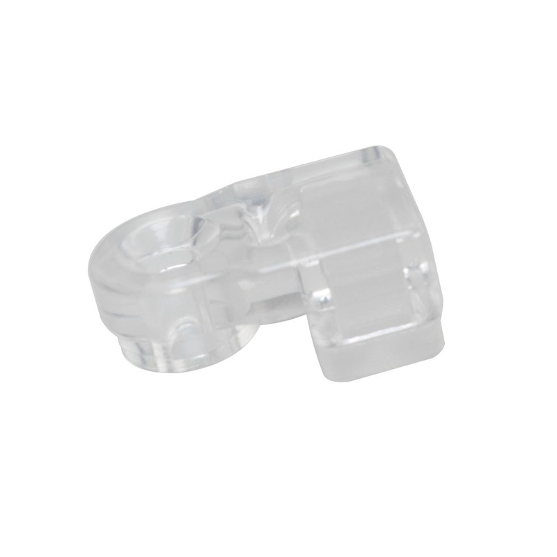 DGBRSM 20pcs Clear Glass Retainer Clip with Screws for Cabinets,