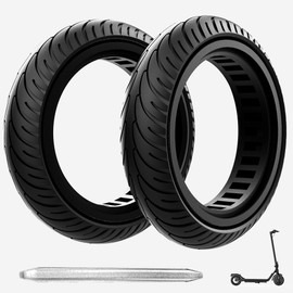 NAIXTYRE 8.5x2 '' inchs Solid Tires for Electric Scooters,This Solid Tire is compatible with Xiaomi m365/Mijia Mi m365 Pro/GTRAX GXL V2/GTRAX XR and All 8 1/2 x2/50/75-6.1 Scooters Tire,（2PCS）