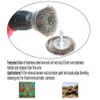 FPPO 7PCS Stainless Steel Wire Wheel Brush, Coarse Crimped Cup