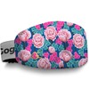 GogglesCover: Protective ski goggles cover, pink blue flowers design