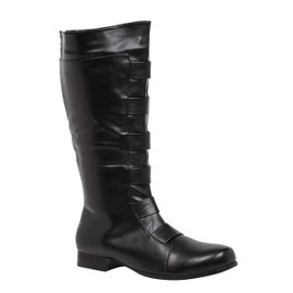Ellie Shoes Men's Knee High Boot, Black, Large
