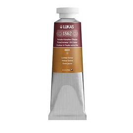 LUKAS 1862 Artists' Oil Paint Master Quality German Engineered Oil-Based Art Paints - 37ml Single Tubes - [Yellow Ochre]