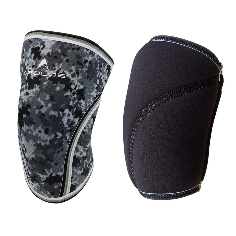 AEOLOS Knee Wraps (1 Pair), 7mm Compression Knee Brace for