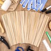 160Pcs Balsa Wood Sticks, 12 Inch Square Wooden Dowels, Hardwood