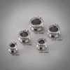 COOEAR Gauges for Ears, Dragon Steel Tunnels Flesh Earring, Stainless