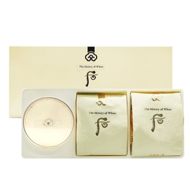 The Whoo Gongjinhyang Mi Luxury Golden Cushion - Main Product + 2 Refills / 더후 공진향 미 럭셔리 골든 쿠션-본품+리필2개