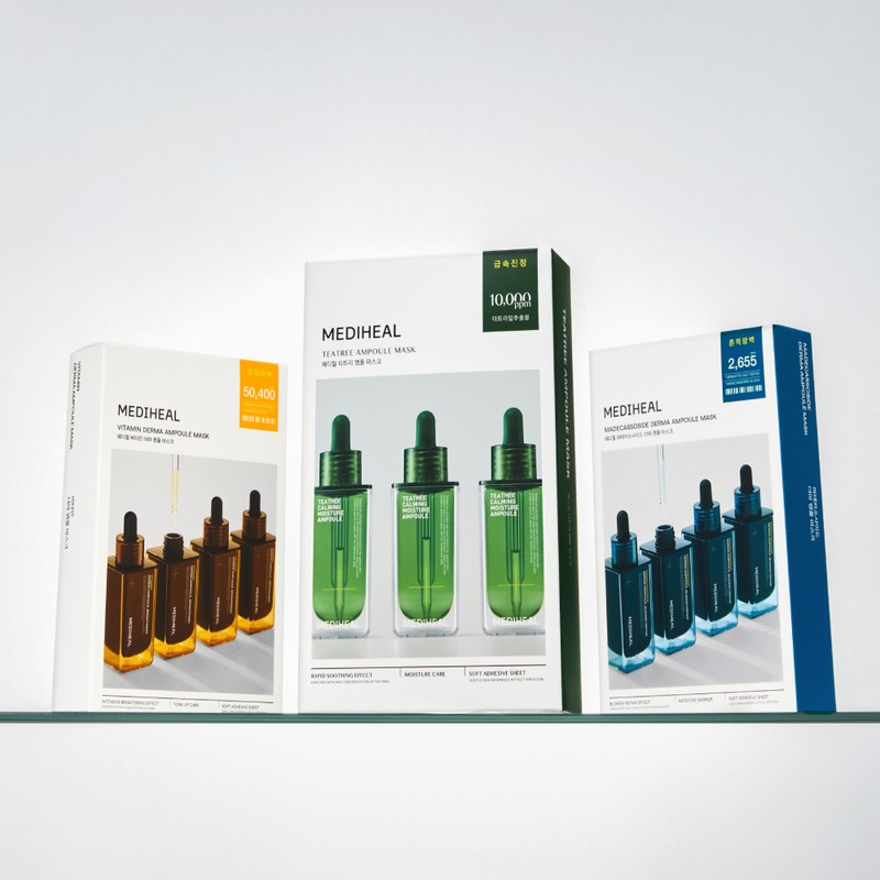 Mediheal Tea Tree Ampoule Mask 10 Sheets / High Concentration