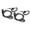 Two Way Radio Earpiece Universal K Head 2 Pin Electroplating