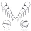 OWUDE 60PCS Screw Hooks, Cup Hooks Heavy Duty, Small Hanging