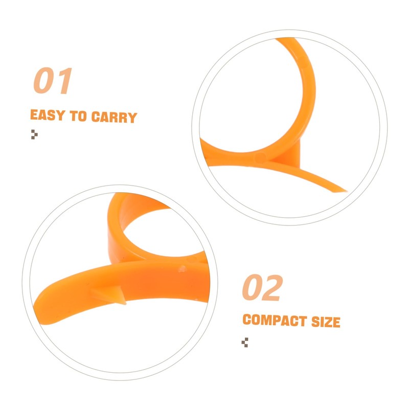 ULTECHNOVO 16Pcs Plastic Orange Peeler Multifunctional Kitchen Gadget for Peeling
