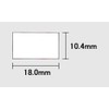 Hand Label for PB – 1 (1000) Sheet, 10 Pairs) Solid Red Two Lines