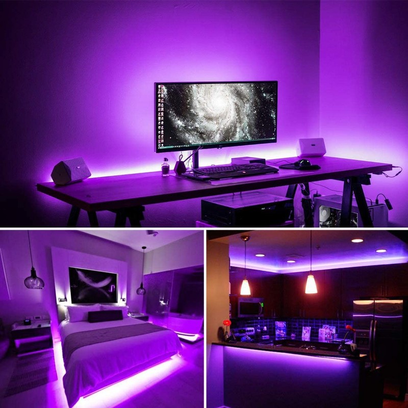 YAYIT 40 Foot Led Black Light Strip Kit, 720 Units