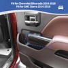 RT-TCZ for Silverado Carbon Fiber Inner Door Handle Panel Trim