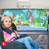 MOVINPE Car Window Shade for Baby, 2-Pack Breathable Mesh Rear