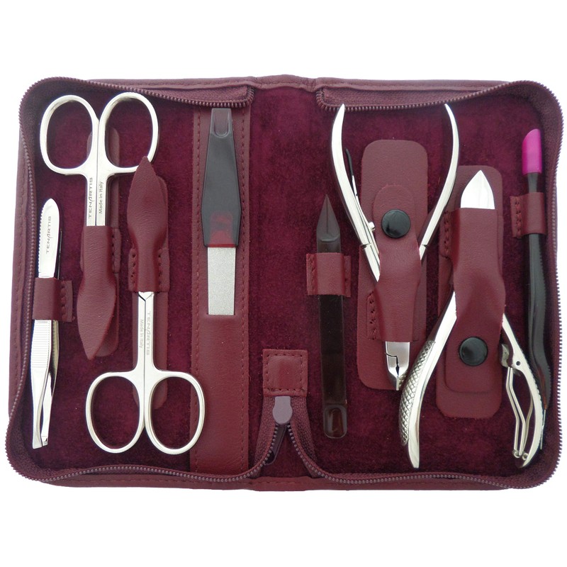 Tenartis 5-Piece Manicure Case Made of Genuine Leather