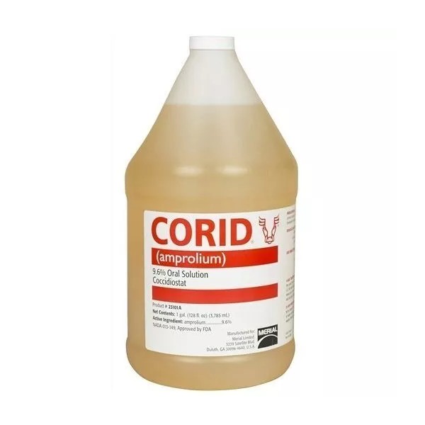 Merial Corid Amprolium Oral Drench Water Cocidiosis Treatment Calves Cattle