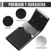Tarjetero para Hombre/Mujere, Tarjetero de Piel con Bloqueo RFID, Tarjetero