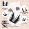 Jms&jms Kit De Cat Eye Pestañas,8-18mm,extensión De Pestañas