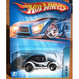 2005 Hot Wheels Kar Keepers Exclusive VW Bug Black/White #184
