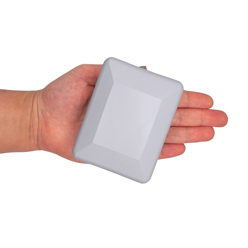 SKIR'CO Fence Post Caps Rectangular Grey Plastic Caps 60 x