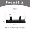 8 Piece Pedal Reflectors Bicycle Rear Reflector Bicycle Pedals, Reflector,
