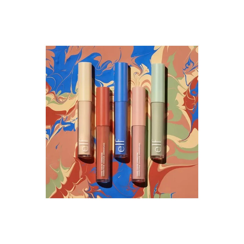 Corrector Líquido E.L.F. Cosmetics Camo Naranja Cobertura Media Natural