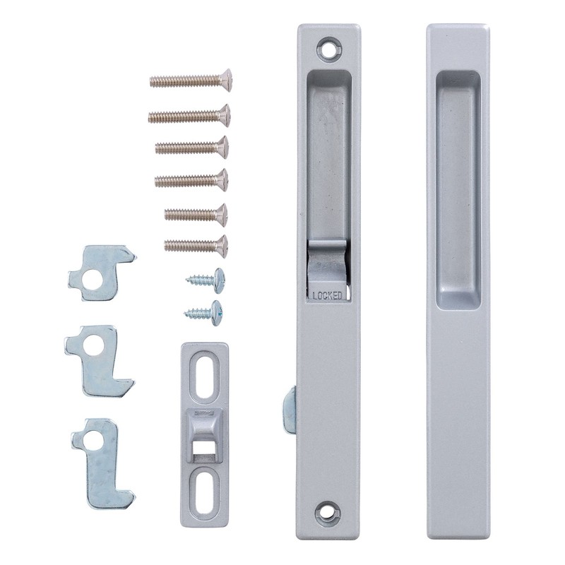 Wright Products - Flush Mounted Sliding Patio Door Latch Set,