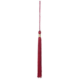 LIERYS Tassel Tassel for Graduation Hat - Flexible Adjustable - Accessory with Elegance - Versatile - Cross-Seasons - Unisex Design, bordeaux